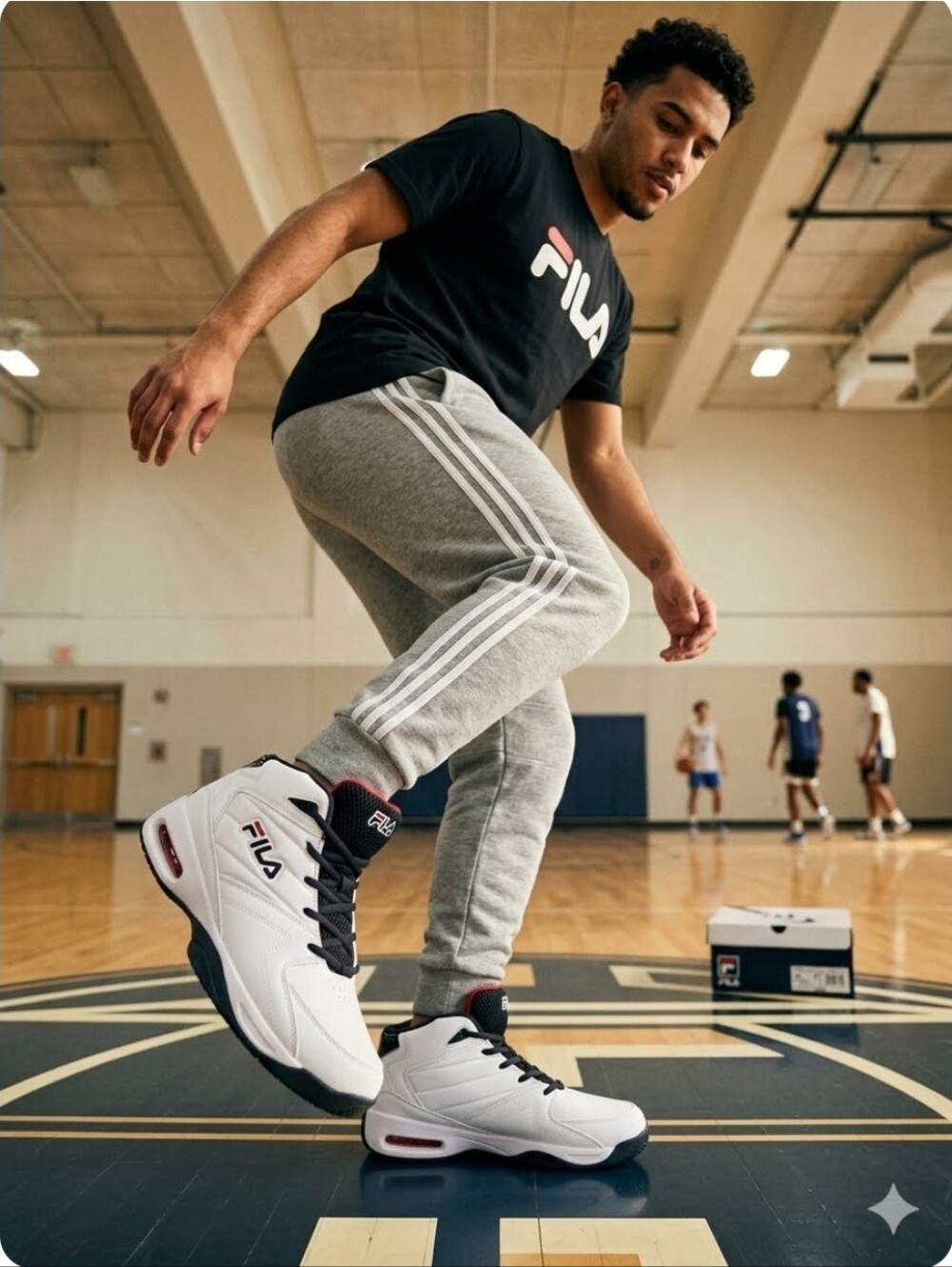 FILA Slam 19 Viz Men's Basketball Shoes Size 10 NIB